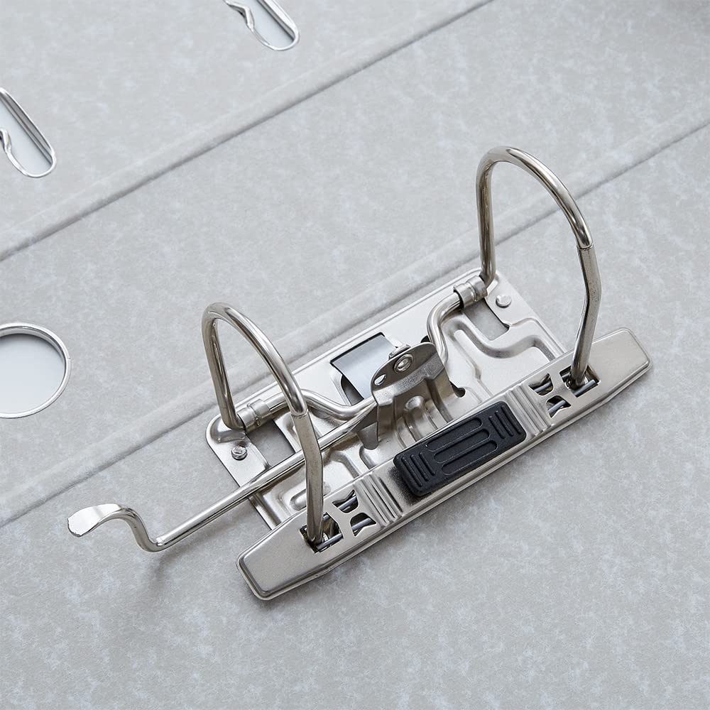 A4 Lever Arch File, White, 52mm Spine, Plastic