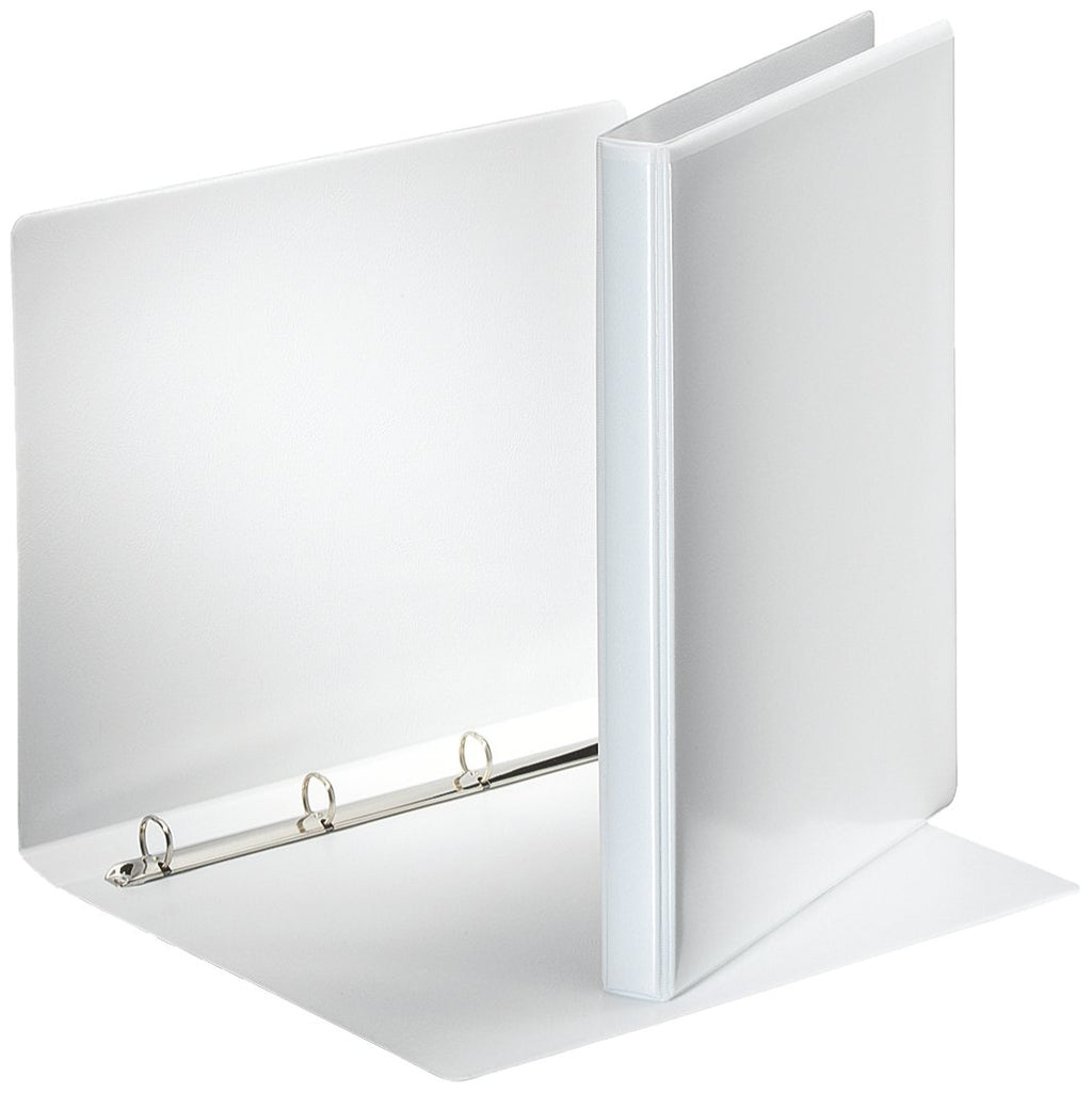 A4 PP Presentation Binder, 3 cm Spine, White — Holds 100 Sheets