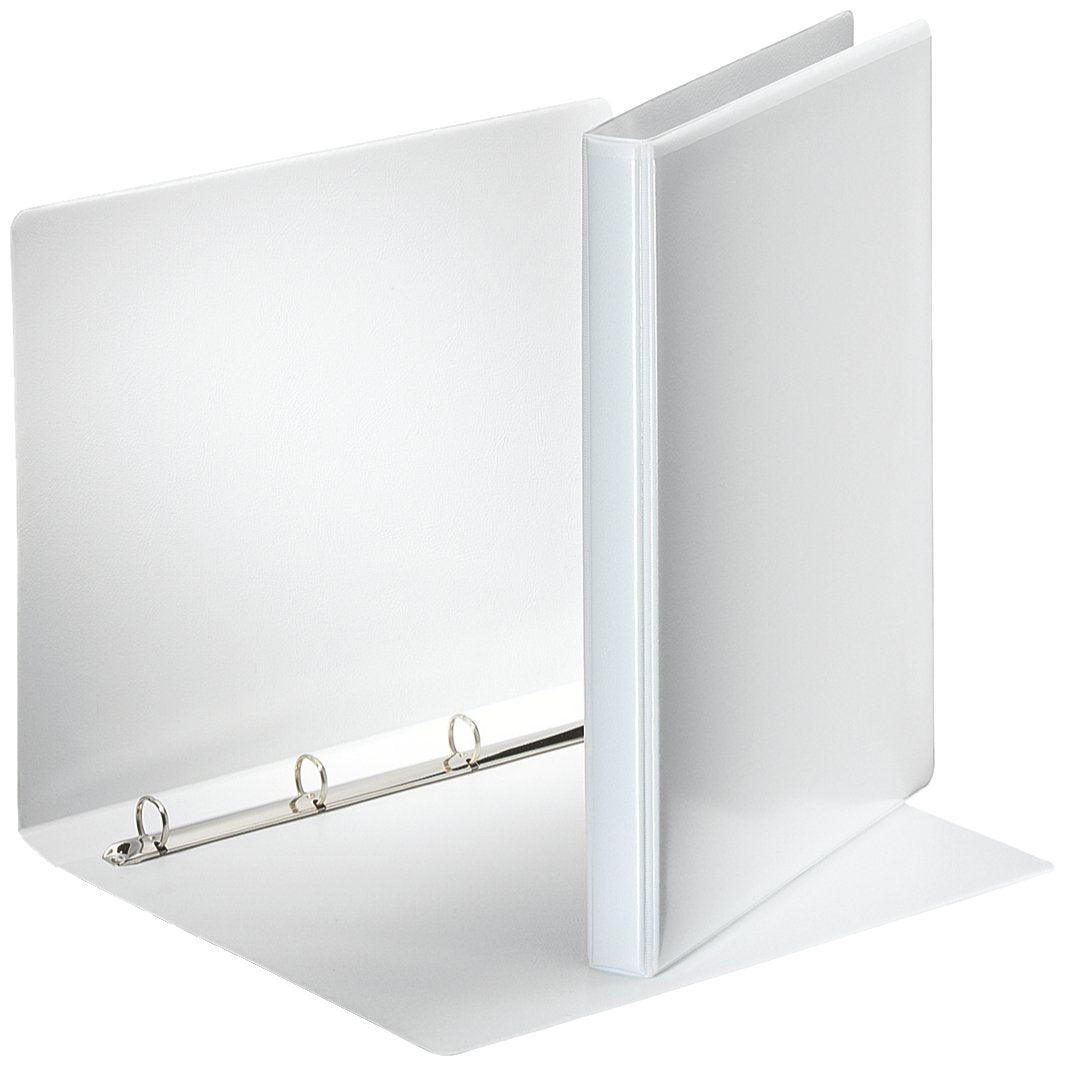 A4 PP Presentation Binder, 3 cm Spine, White — Holds 100 Sheets