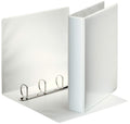A4 PP Presentation Binder 6.2 cm Spine White — 4 D-Ring