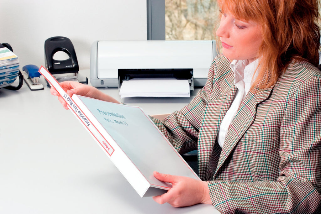 A4 PP Presentation Binder 6.2 cm Spine White — 4 D-Ring