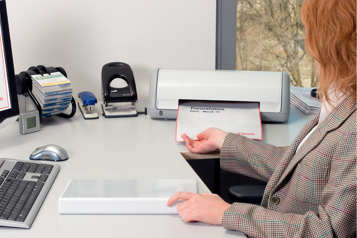 A4 PP Presentation Binder 6.2 cm Spine White — 4 D-Ring