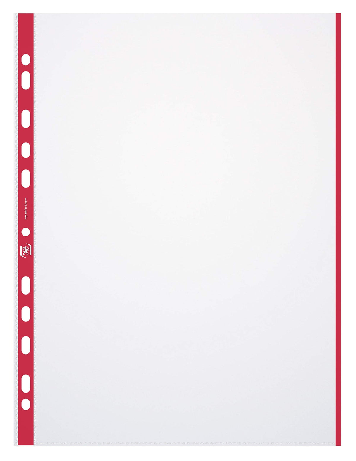 A4 PP Presentation Sleeve with Colored Edge, 0.09 mm — Pack of 10