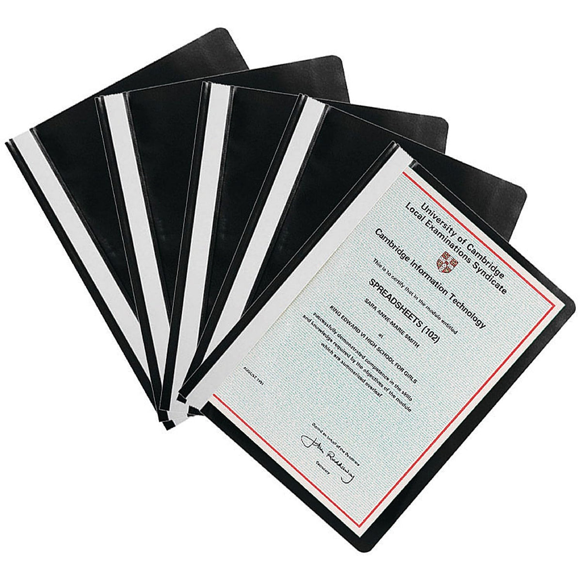 A4 Project Folder Black — Pack of 25