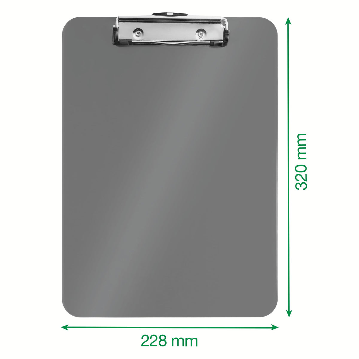 A4 Rigid Plastic Clipboard, White, 39710001