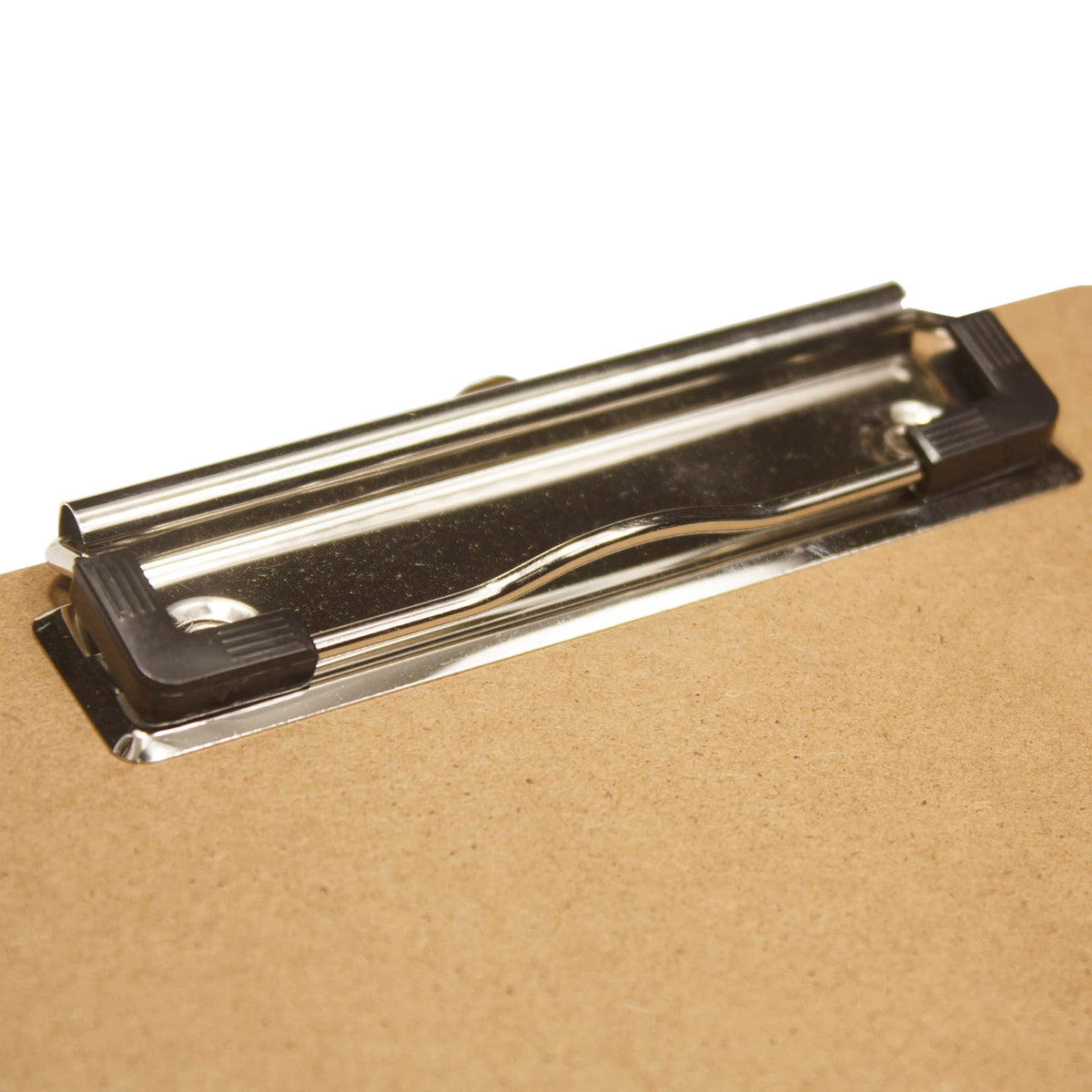 A5 Masonite Clipboard with Low-Profile Metal Clip — Sand