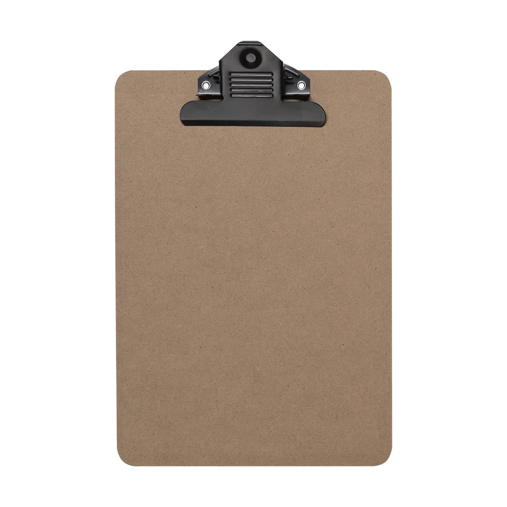 A5 MDF Clipboard — Smooth Hardboard, 75mm Rust-Resistant Clip, Hanging Hole