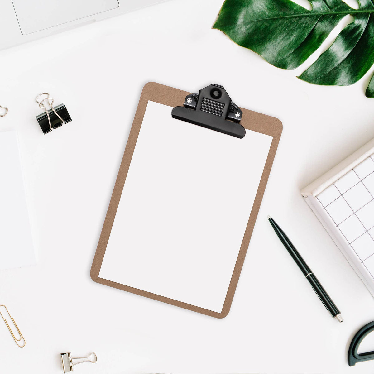 A5 MDF Clipboard — Smooth Hardboard, 75mm Rust-Resistant Clip, Hanging Hole