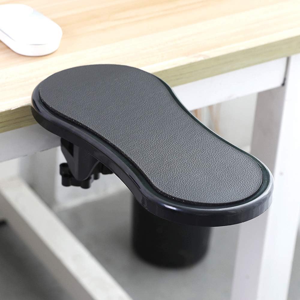 Adjustable Computer Desk Armrest Extender with Rotating Mouse Pad