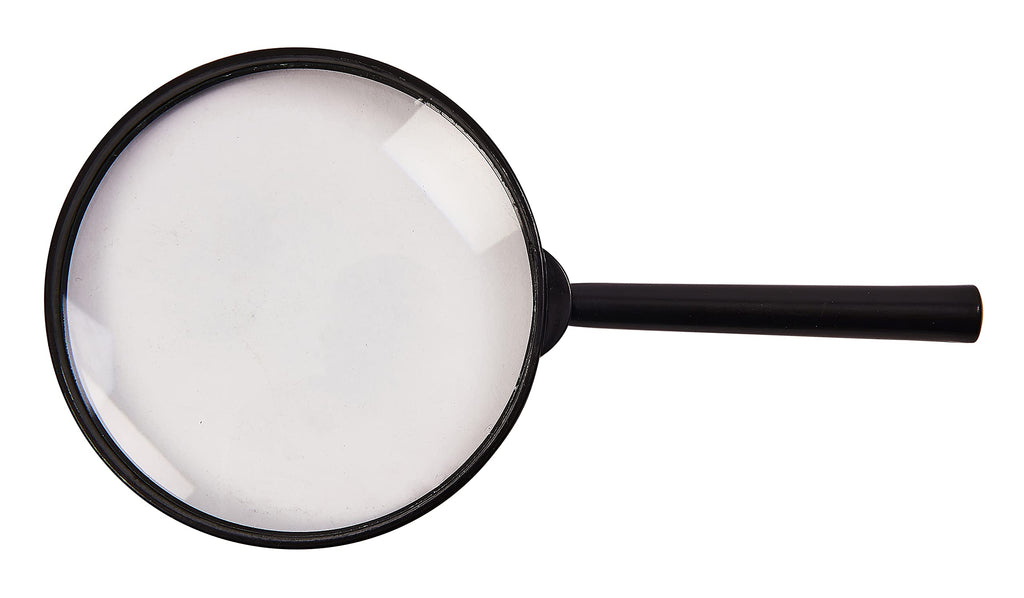 Amtech S2915 Magnifying Glass, 100mm Diameter 4 inch, 3x Magnifying Glass for Kids, Lightweight