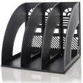 Arched File Organizer, Desktop 3-Compartment A4 Magazine Holder