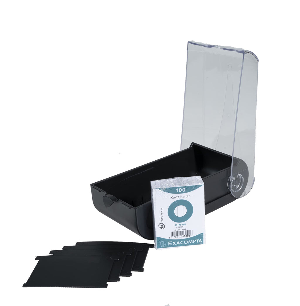 Bunny Box A8 Revision Card Storage Box, 195×100×6.3 mm — Holds up to 650 Cards