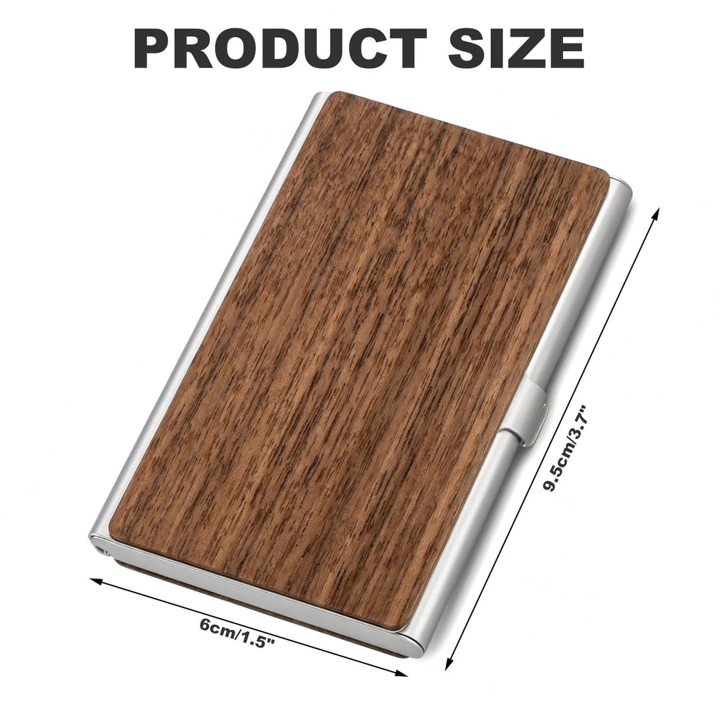 Business Card Holder — Professional Metal Card Case for Men and Women