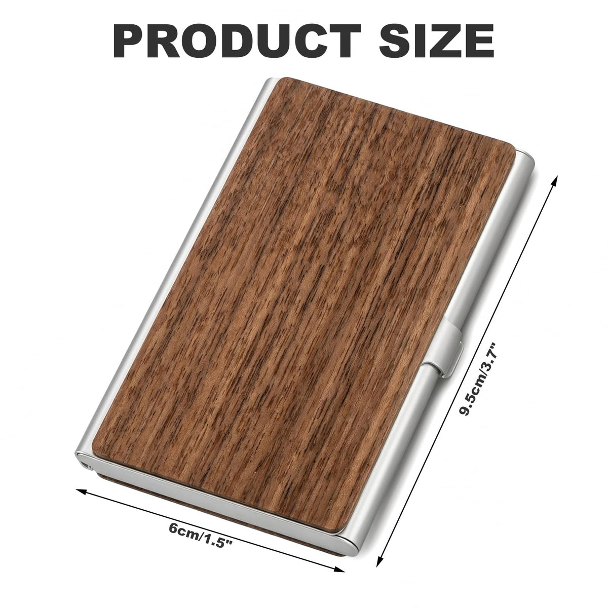 Business Card Holder — Professional Metal Card Case for Men and Women