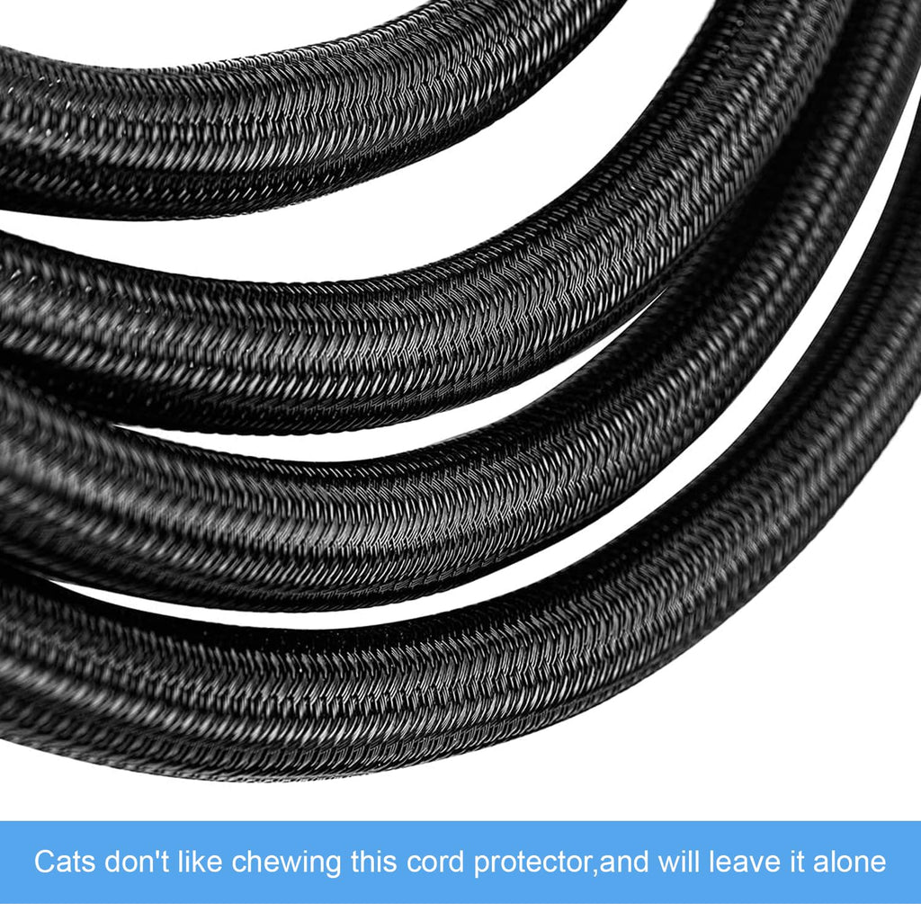 Cable Management Sleeve 13mm x 3m — Cable Protector Tube Black