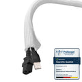 Cable Sleeve Ø6mm x 3m, White — for 1–2 Cables