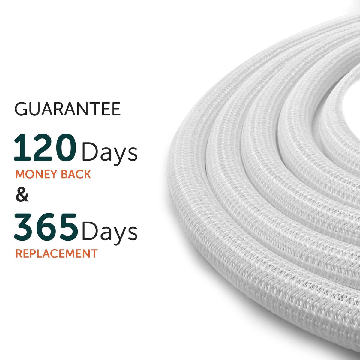 Cable Sleeve Ø6mm x 3m, White — for 1–2 Cables