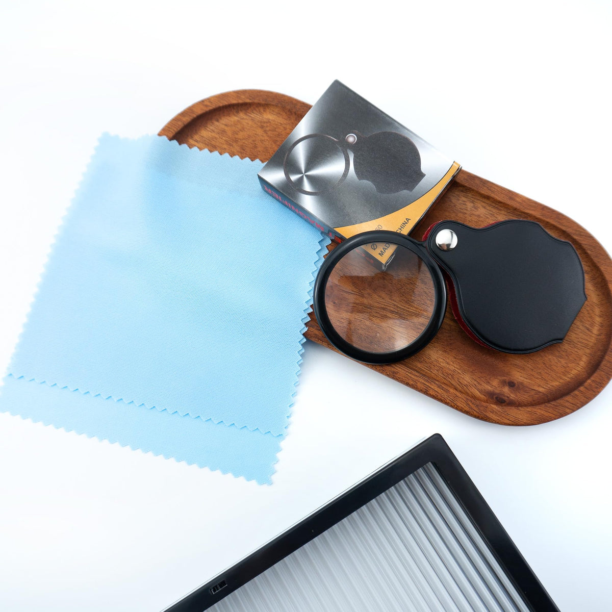 Desenda 2 PCS Small Magnifying Glass, Pocket Magnifier for Senior