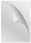 Document Sleeves Type L A4 Grained Extended, 75µm, Pack of 50, Transparent