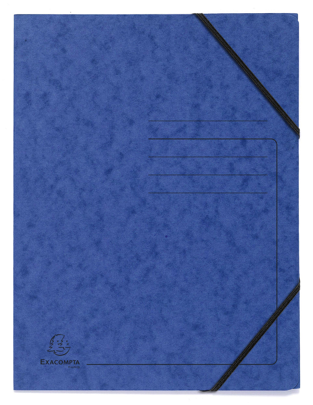 Elasticated Folder 240x320mm A4 355gsm Mottled Pressboard Pack of 5