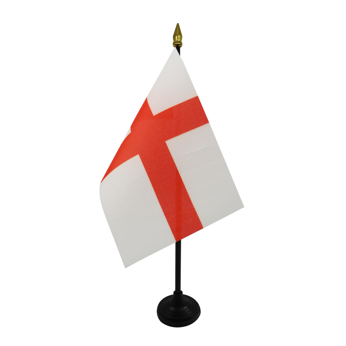 England Table Flag 15x10 cm 100D Polyester with Plastic Base