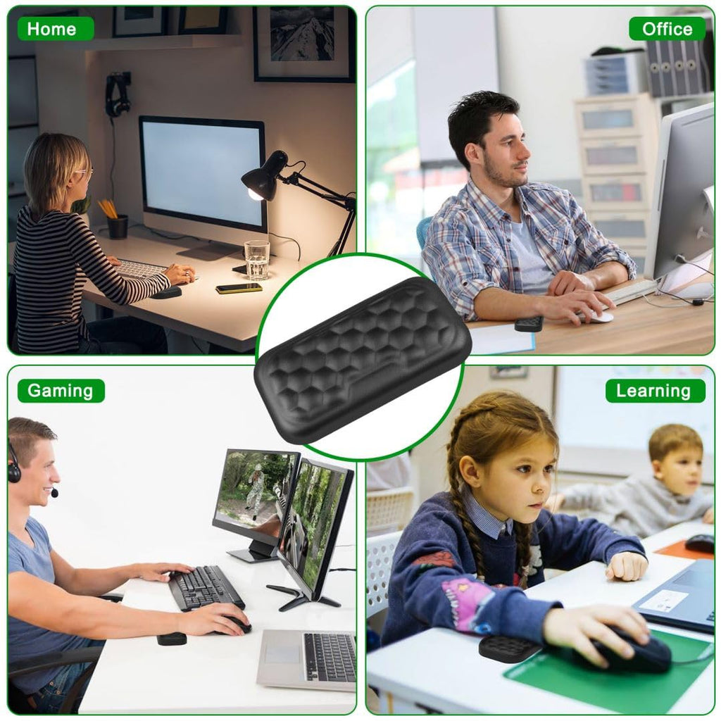 Ergonomic Memory Foam Mouse Wrist Rest Pad (5.9 x 3.15 x 0.79 in)