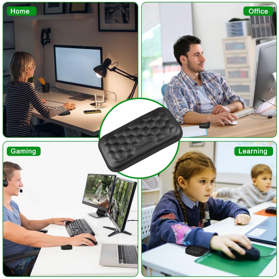Ergonomic Memory Foam Mouse Wrist Rest Pad (5.9 x 3.15 x 0.79 in)