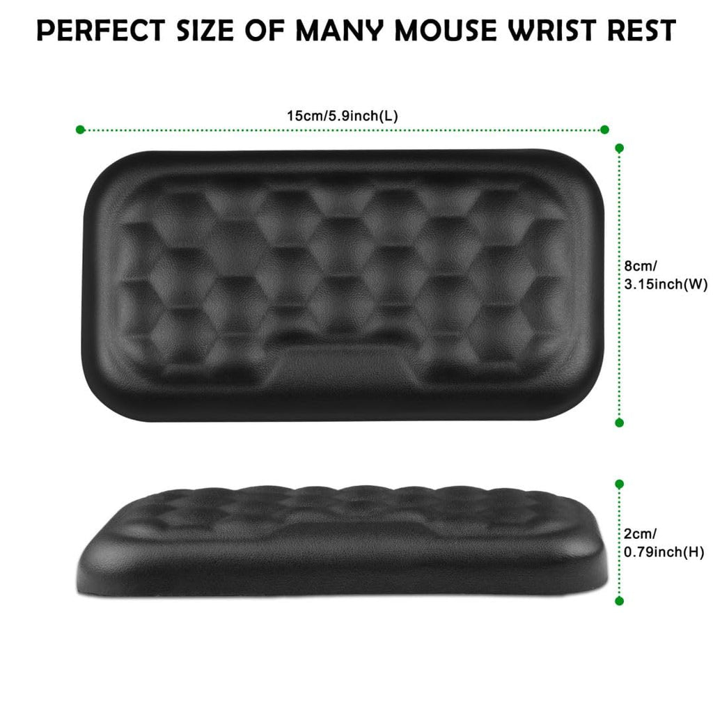 Ergonomic Memory Foam Mouse Wrist Rest Pad (5.9 x 3.15 x 0.79 in)