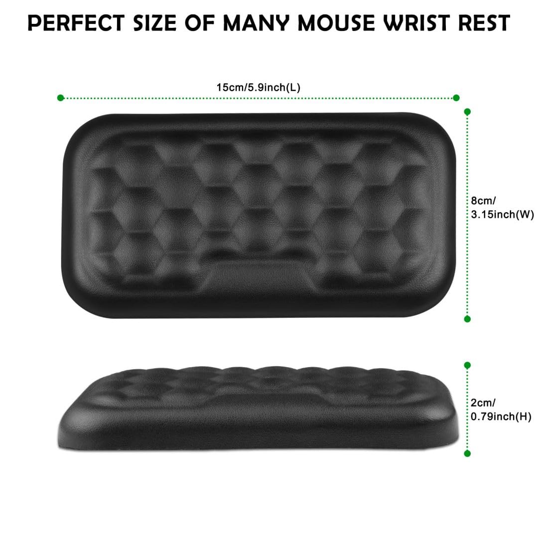 Ergonomic Memory Foam Mouse Wrist Rest Pad (5.9 x 3.15 x 0.79 in)