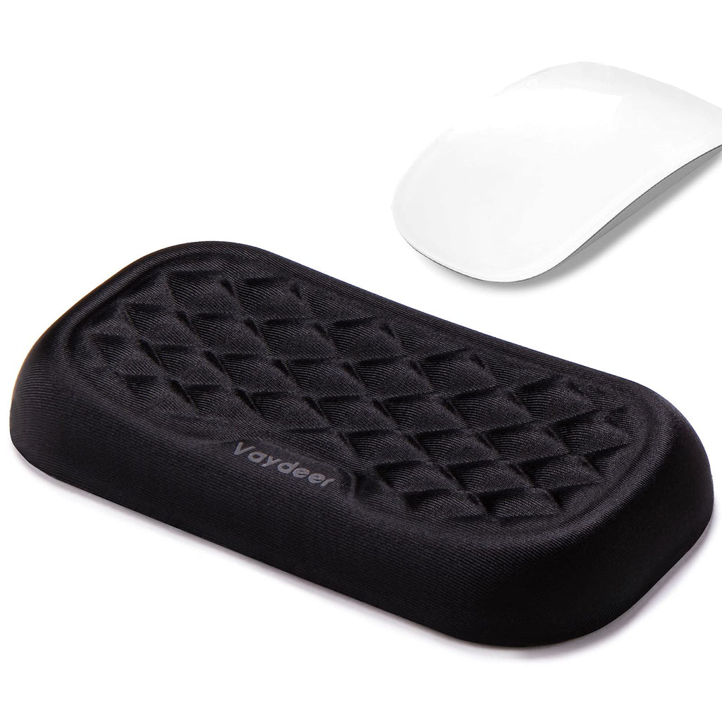 Ergonomic Mouse Wrist Rest, Memory Foam - Black