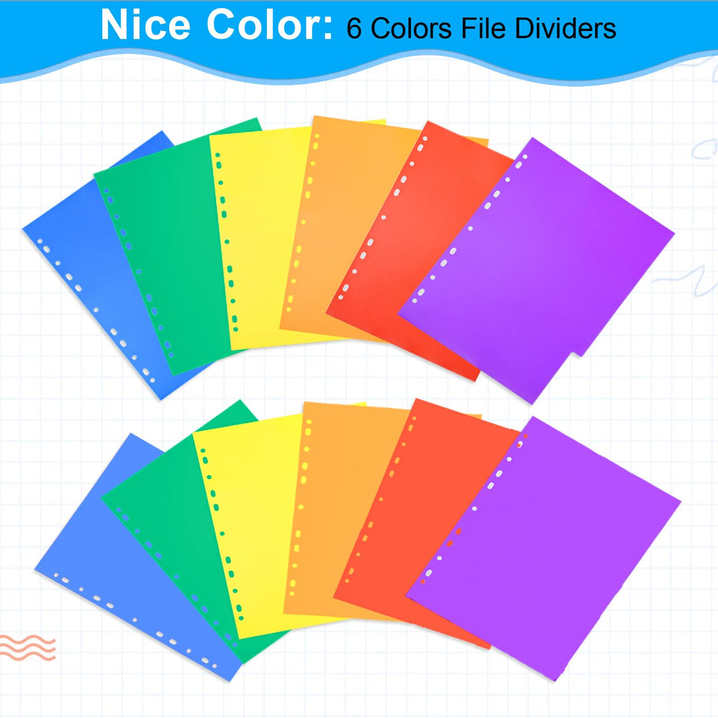 File Dividers A4 3-Pack 12-Part Coloured