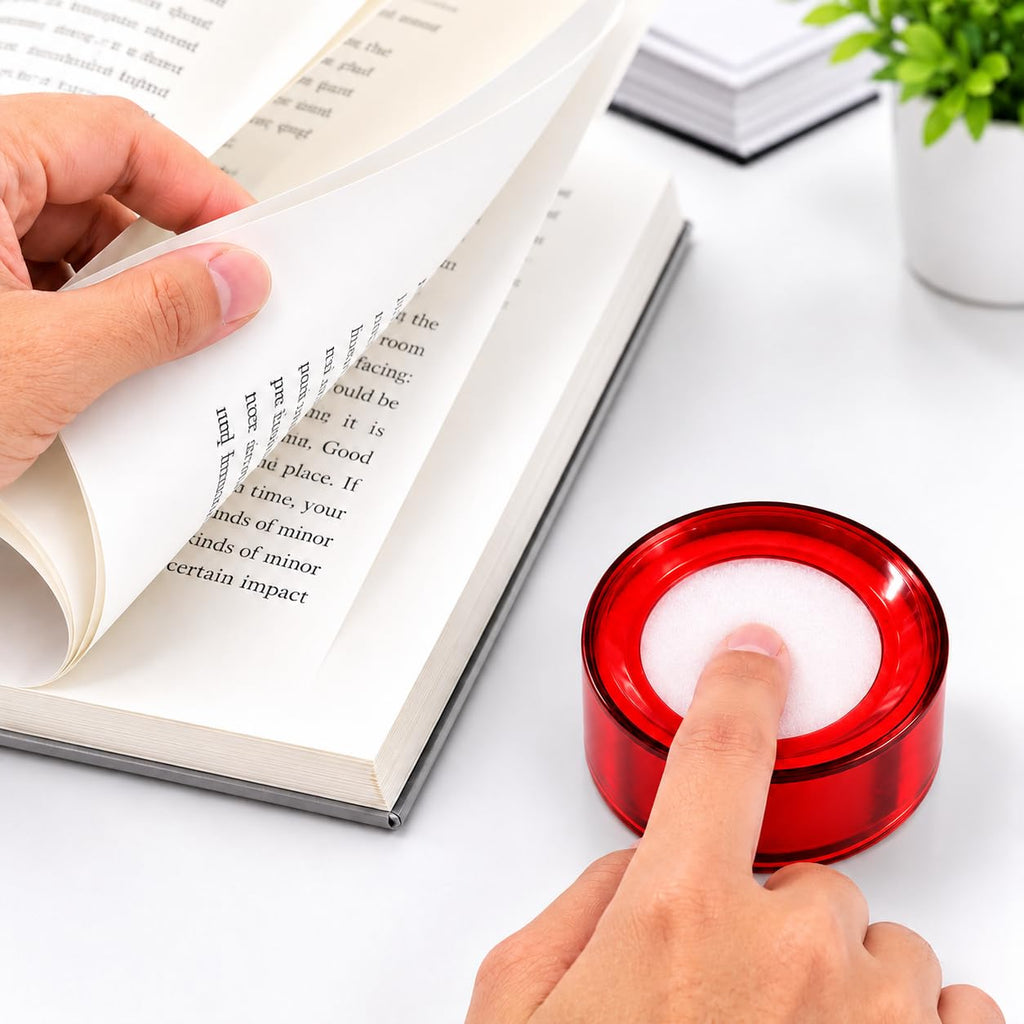 Finger Dampener Moistener Sponge Cup for Cash Handling (1pc, Assorted)