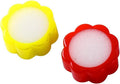 Flower-Shaped Counting Finger Moistener Sponge — 2 Pack (Blue)