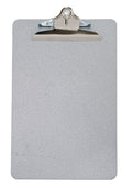 Foolscap/A4 Steel Clipboard — Grey