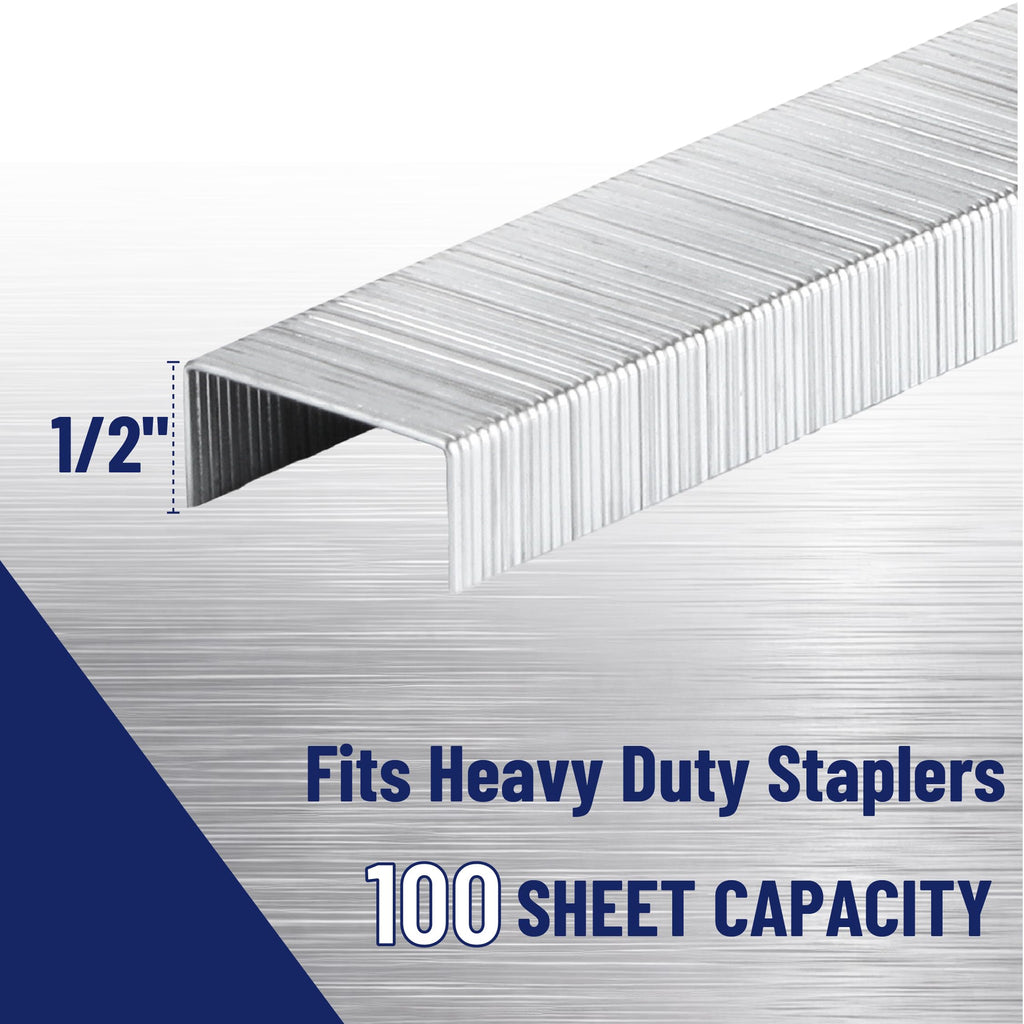 Heavy Duty Staples 3000 pcs, 100-Sheet Capacity