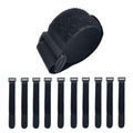 Hook and Loop Cable Straps 10-Pack, 1" x 8" Reusable Nylon Ties