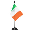 Ireland Desk Flag Set - 6 x 4 in Mini Desktop Flag with 12 in Pole
