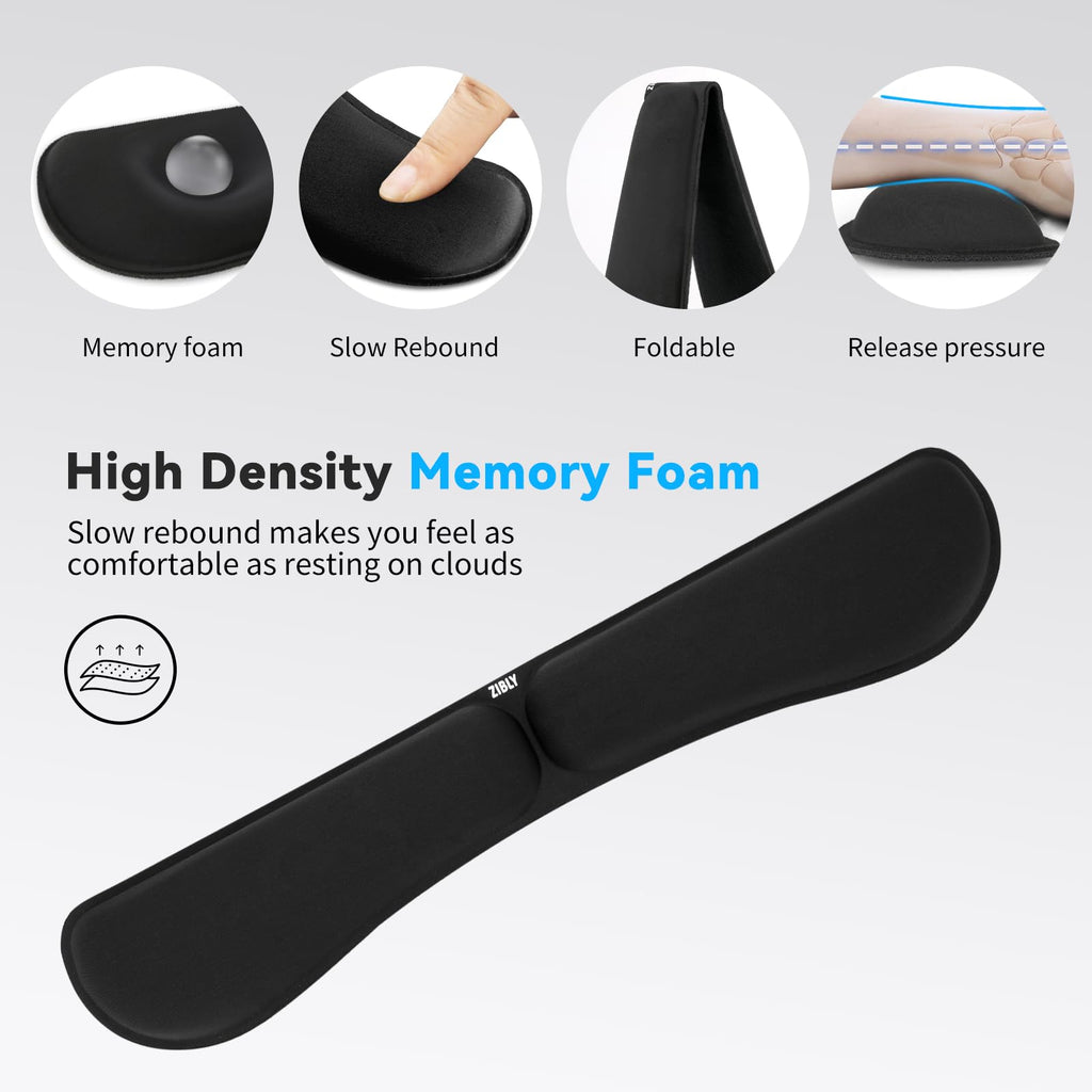 Keyboard Wrist Rest - Ergonomic Memory Foam Non-Slip Wrist Support