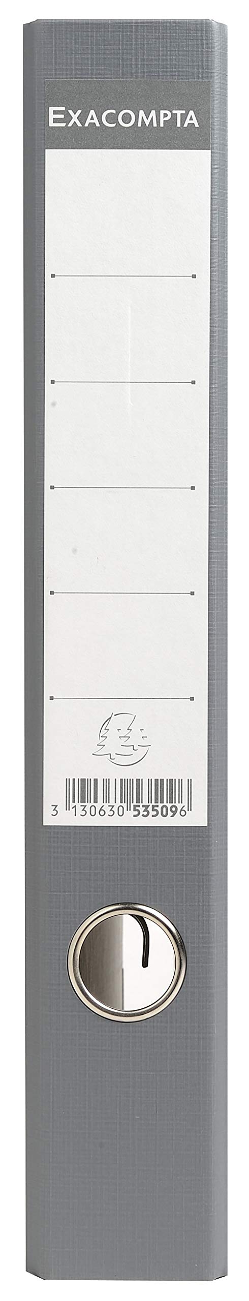 Lever Arch File Marbled Paper Grey Spine 50 mm A4