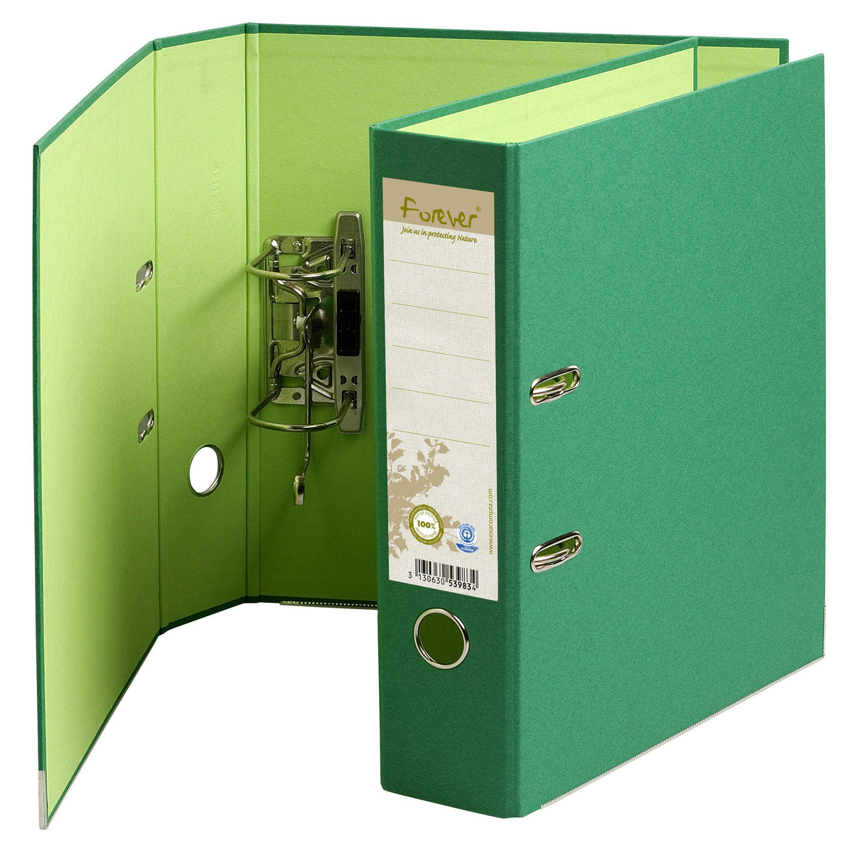 Lever Arch File Prem'Touch Forever Dark Green 80 mm A4 Maxi