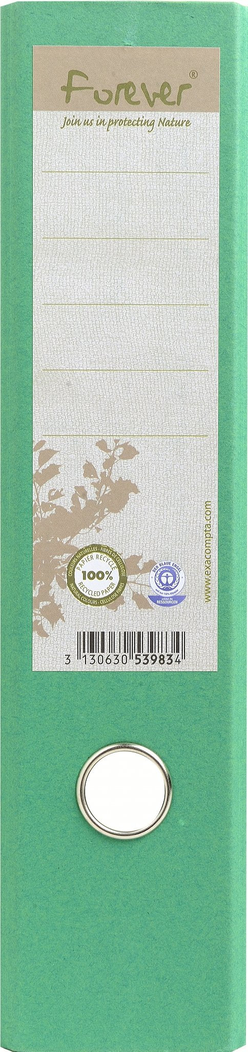 Lever Arch File Prem'Touch Forever Dark Green 80 mm A4 Maxi