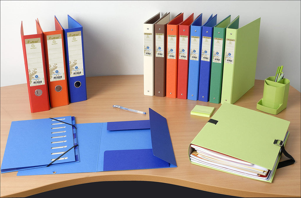 Lever Arch File Prem'Touch Ivory 80mm A4 Maxi