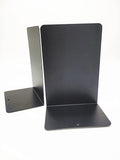 Metal Bookends Pair — Heavy-Duty L-Shaped Book Stoppers (7.7×5.3×3.8in)