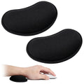 Mouse Wrist Rest 2-Pack — Ergonomic Memory Foam Wrist Support