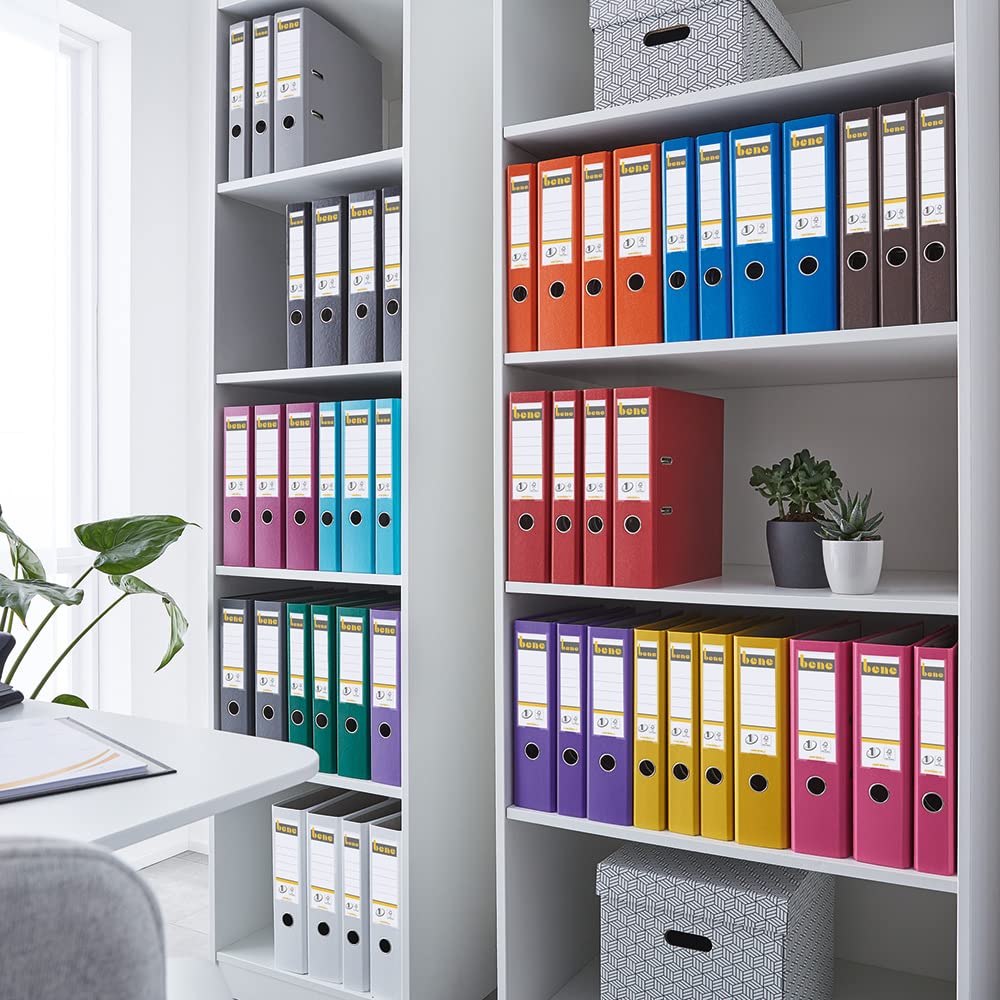 Number 1 Power A4 Lever Arch File 75mm Spine 500-Sheet Turquoise