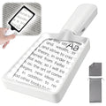 Overcomo 5X/15X Lightweight Handheld Reading Magnifying Glass with Light