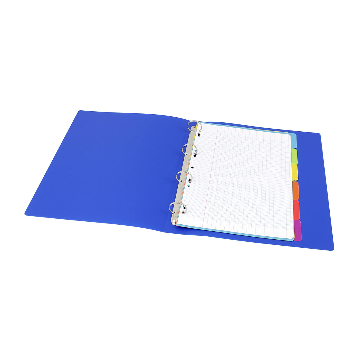 Pack of 6 Plastic A4 Dividers (21 x 29.7 cm) Neon