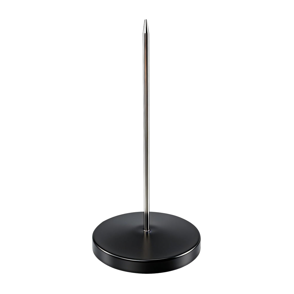 Paper Receipt Spike Holder — Sturdy Black Restaurant Ticket Stabber