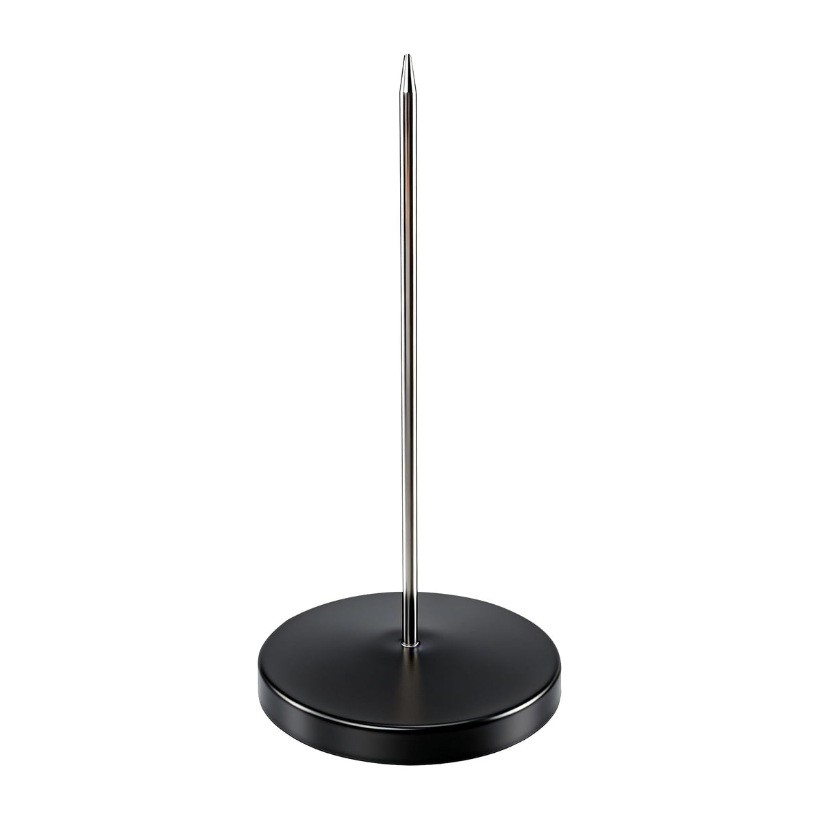 Paper Receipt Spike Holder — Sturdy Black Restaurant Ticket Stabber