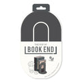 Pop Up Book End — Folds Flat Single Bookend (Charcoal)